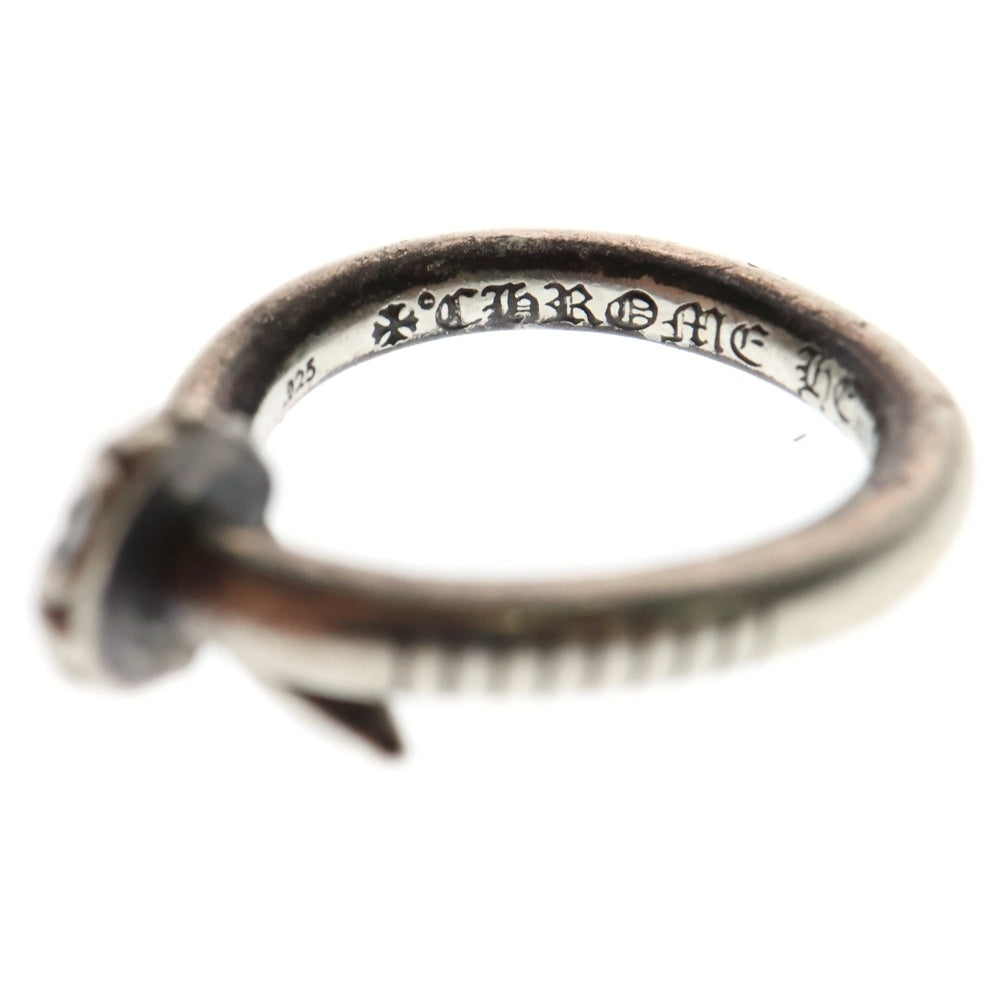 CHROME HEARTS(クロムハーツ) NAIL CRSBALL ネイル クロスボール リング シルバー BCA349
