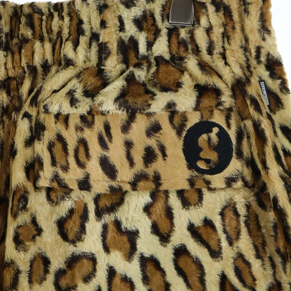 SUPREME(シュプリーム) 25SS ×GOODENOUGH Crushed Rayon Pile Cargo Short グッドイナフ クラッシュレーヨンパイル ベロア カーゴショーツ ブラウン