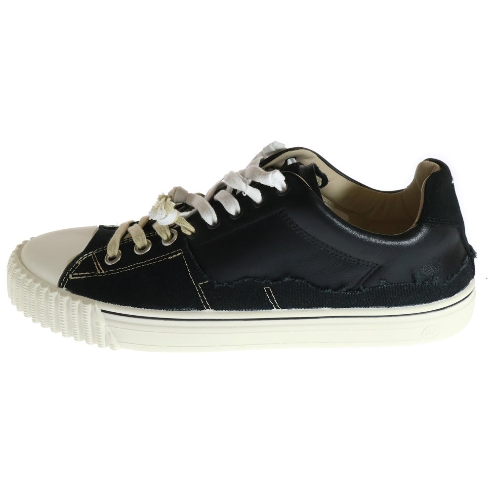 Maison Margiela 22(メゾンマルジェラ) 24SS New Evolution エボリューション レザーローカットスニーカー ブラック S57WS0391