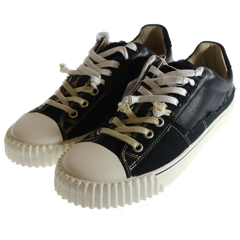 Maison Margiela 22(メゾンマルジェラ) 24SS New Evolution エボリューション レザーローカットスニーカー ブラック S57WS0391