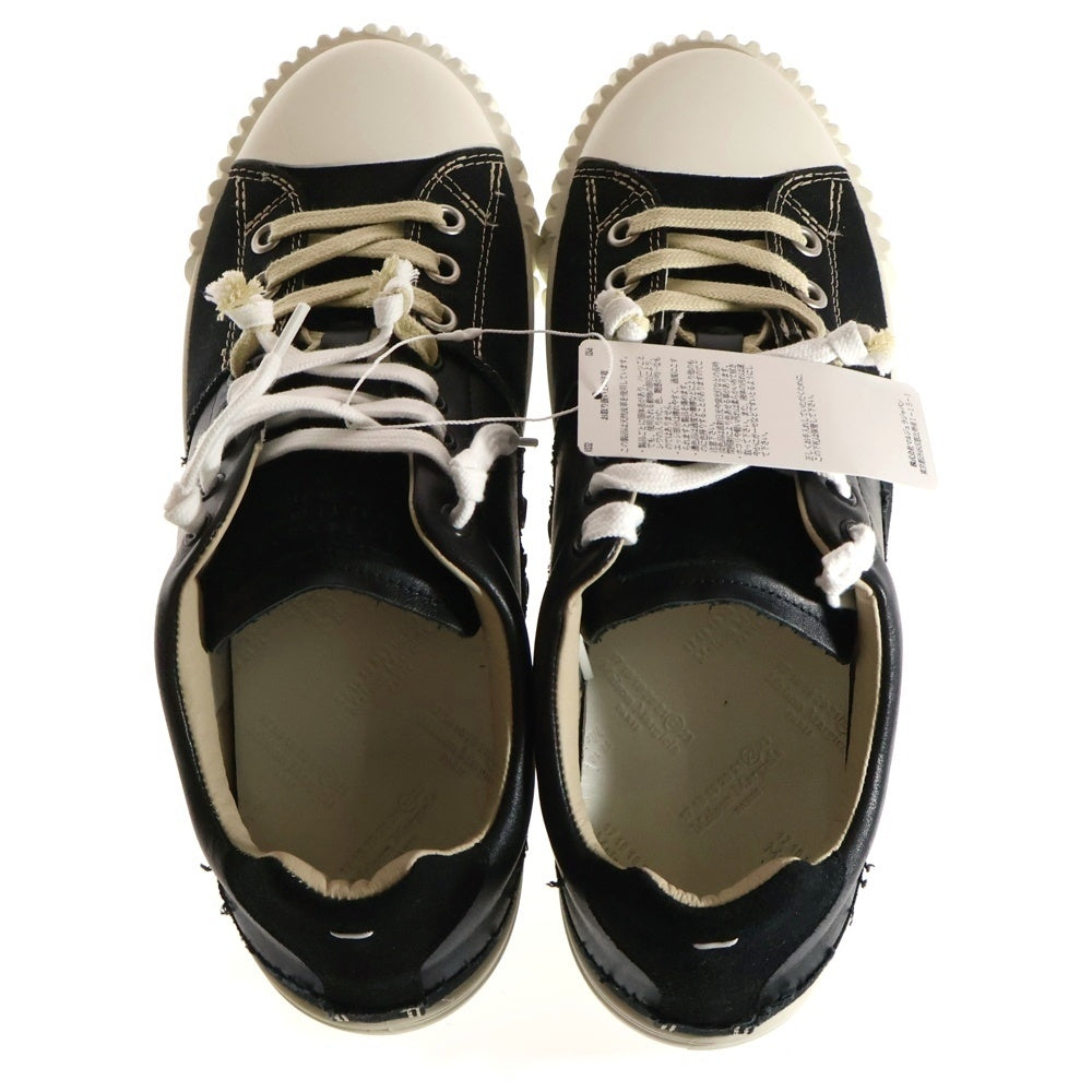 Maison Margiela 22(メゾンマルジェラ) 24SS New Evolution エボリューション レザーローカットスニーカー ブラック S57WS0391