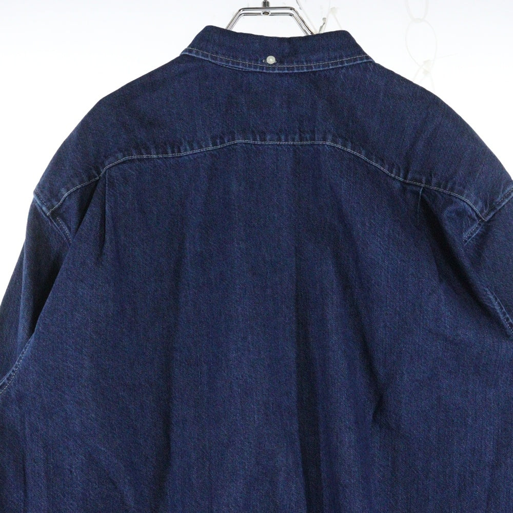 SUPREME(シュプリーム) 24AW Small Box Shirt Rinsed Denim スモールボックスロゴ 長袖デニムシャツ インディゴ