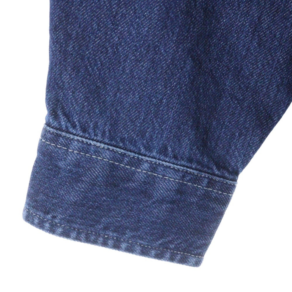 SUPREME(シュプリーム) 24AW Small Box Shirt Rinsed Denim スモールボックスロゴ 長袖デニムシャツ インディゴ