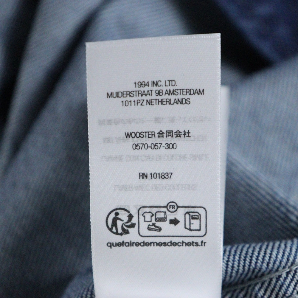 SUPREME(シュプリーム) 24AW Small Box Shirt Rinsed Denim スモールボックスロゴ 長袖デニムシャツ インディゴ