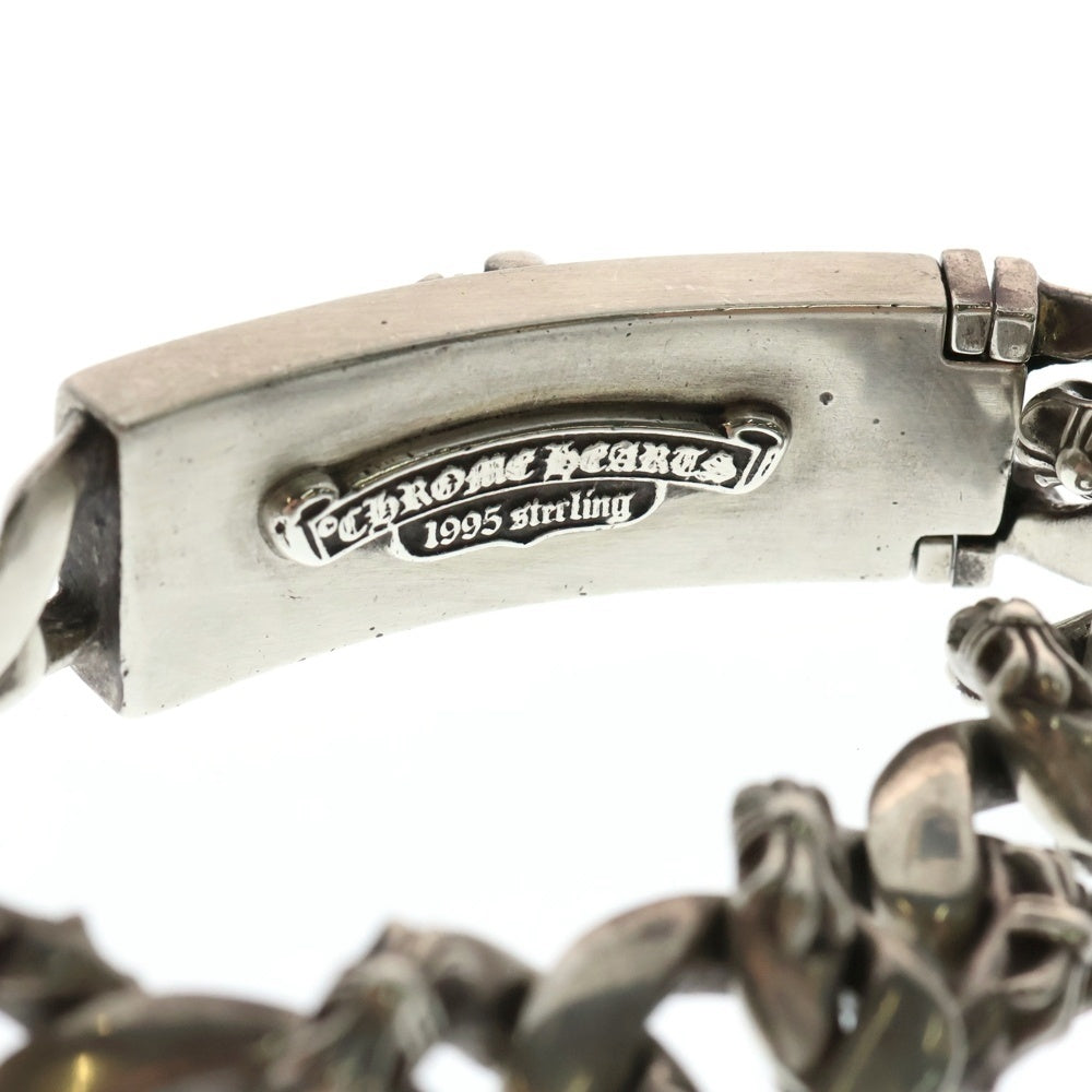 CHROME HEARTS(クロムハーツ) ID DAGGER ダガーIDファンシーリンクブレスレット 13LINK シルバー BCA157