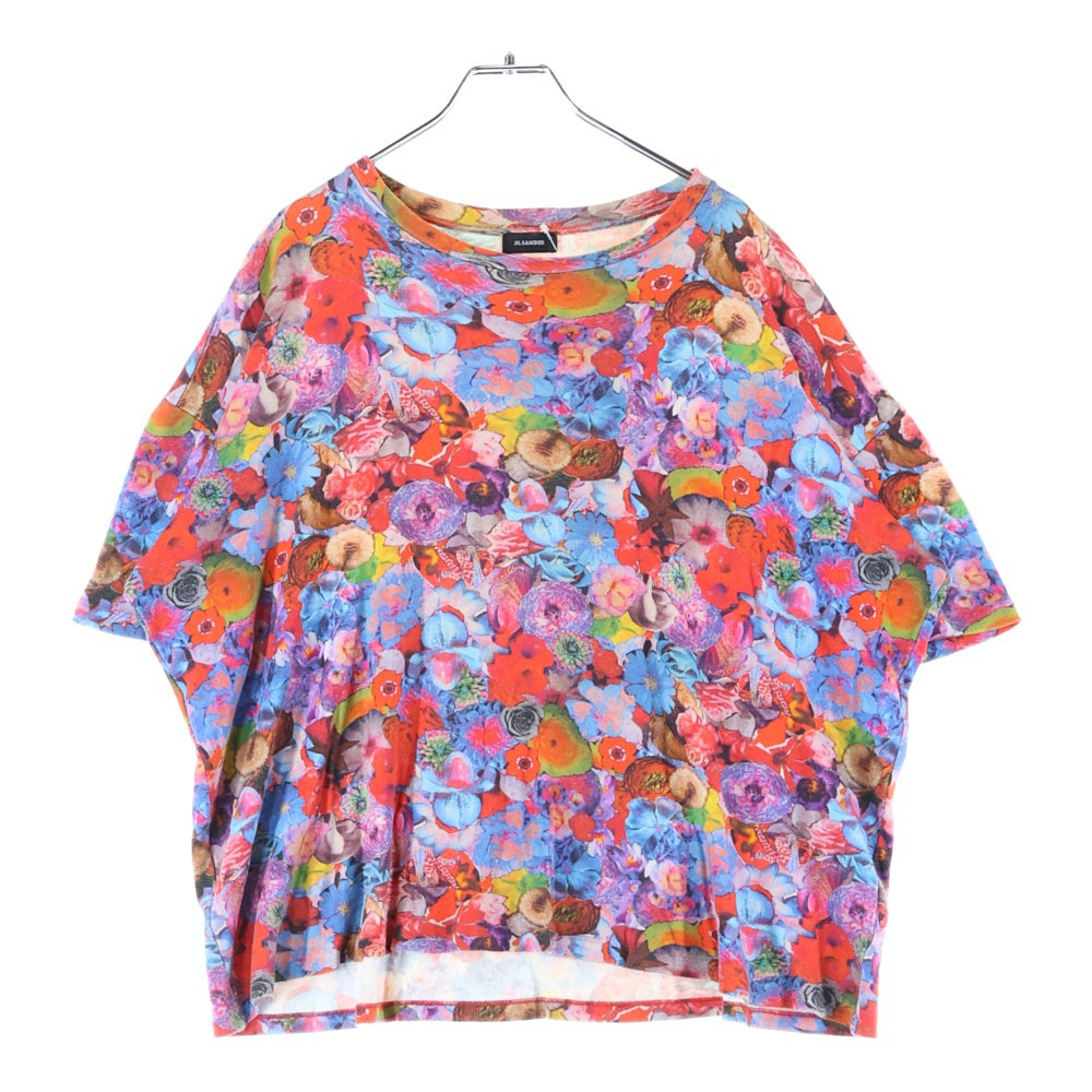 JIL SANDER(ジルサンダー) Floral T-Shirt フローラル 花柄半袖Tシャツ マルチ MF241218