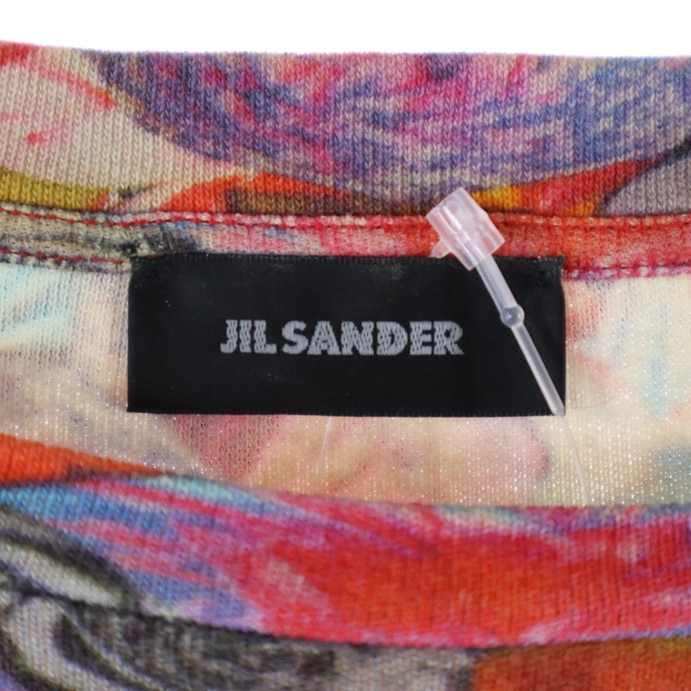 JIL SANDER(ジルサンダー) Floral T-Shirt フローラル 花柄半袖Tシャツ マルチ MF241218