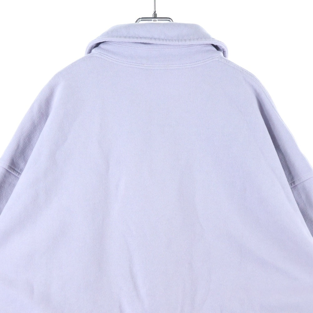 DIOR(ディオール) 22AW Half-Zipped Long-Sleeved Sweatshirt ロゴ刺繍 ハーフジップスウェットトレーナー グレー 313J650A0807