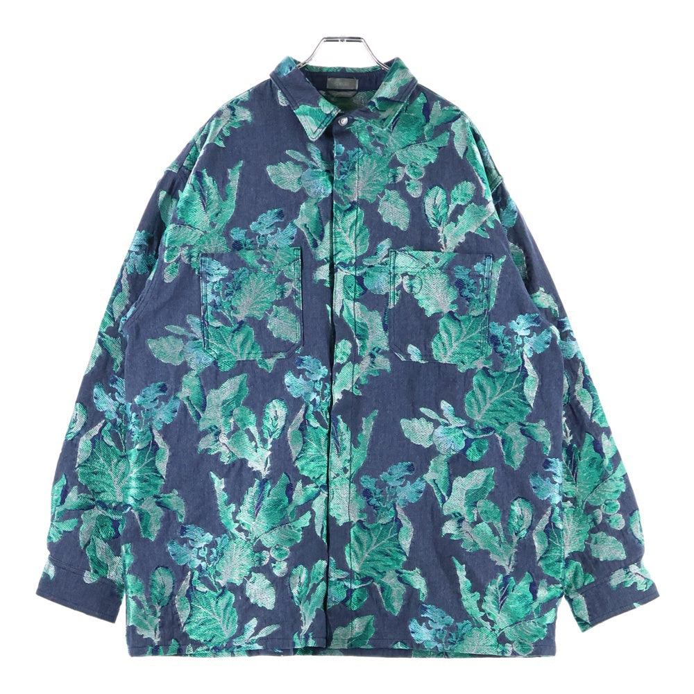 DIOR(ディオール) ×Denim Tears Floral Shirt デニムティアーズ 花柄長袖シャツ グリーン 393D592A325X