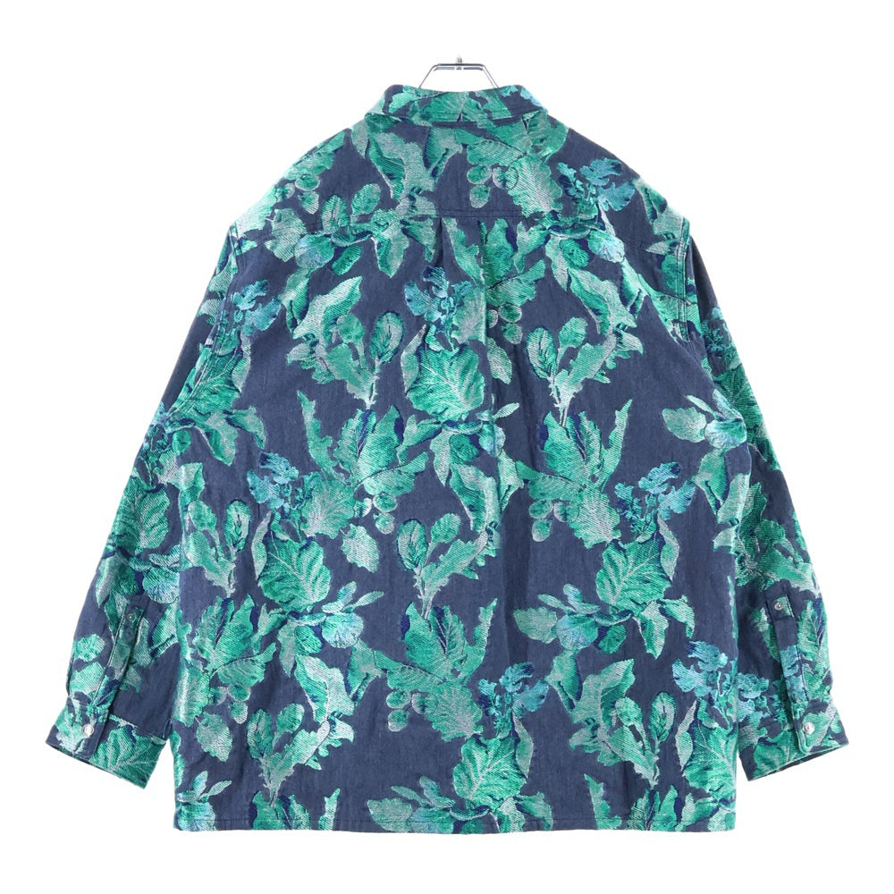 DIOR(ディオール) ×Denim Tears Floral Shirt デニムティアーズ 花柄長袖シャツ グリーン 393D592A325X