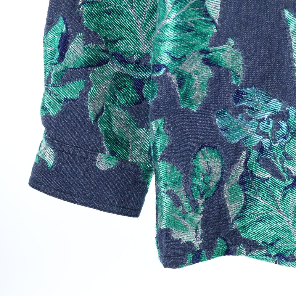 DIOR(ディオール) ×Denim Tears Floral Shirt デニムティアーズ 花柄長袖シャツ グリーン 393D592A325X