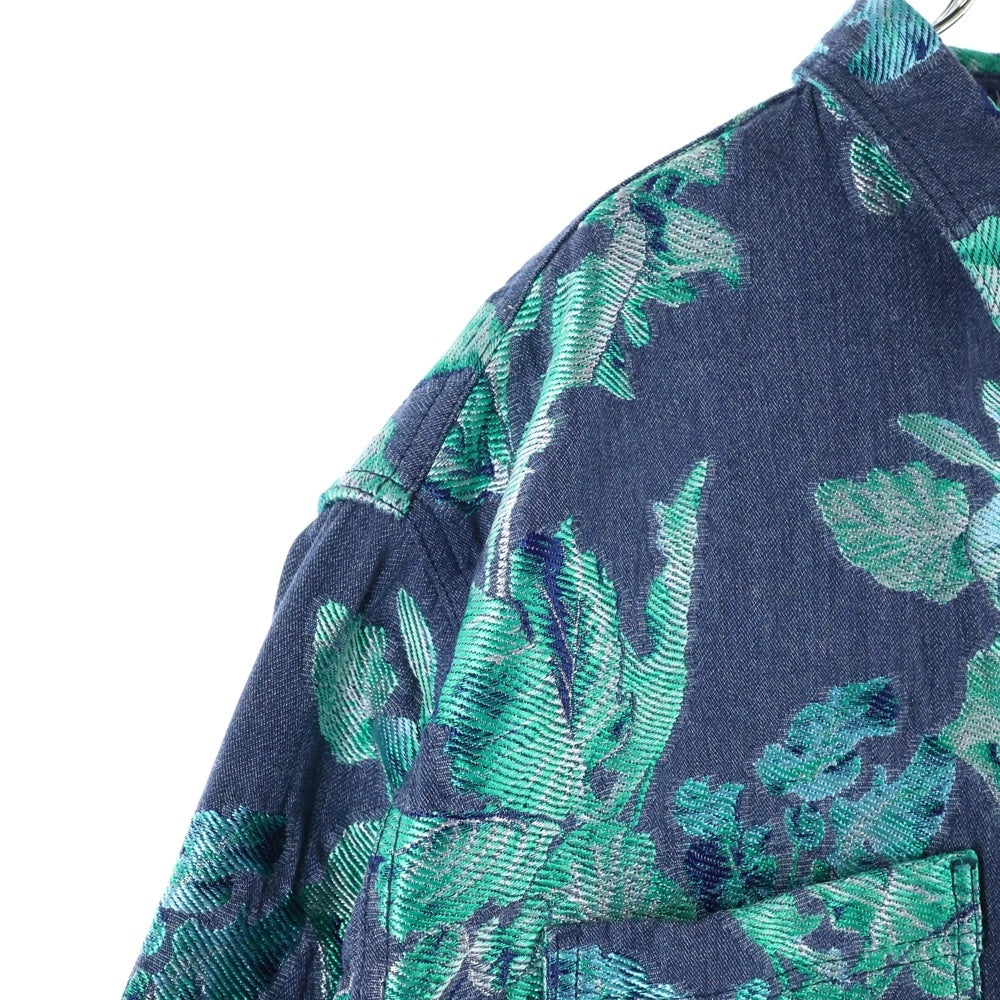 DIOR(ディオール) ×Denim Tears Floral Shirt デニムティアーズ 花柄長袖シャツ グリーン 393D592A325X
