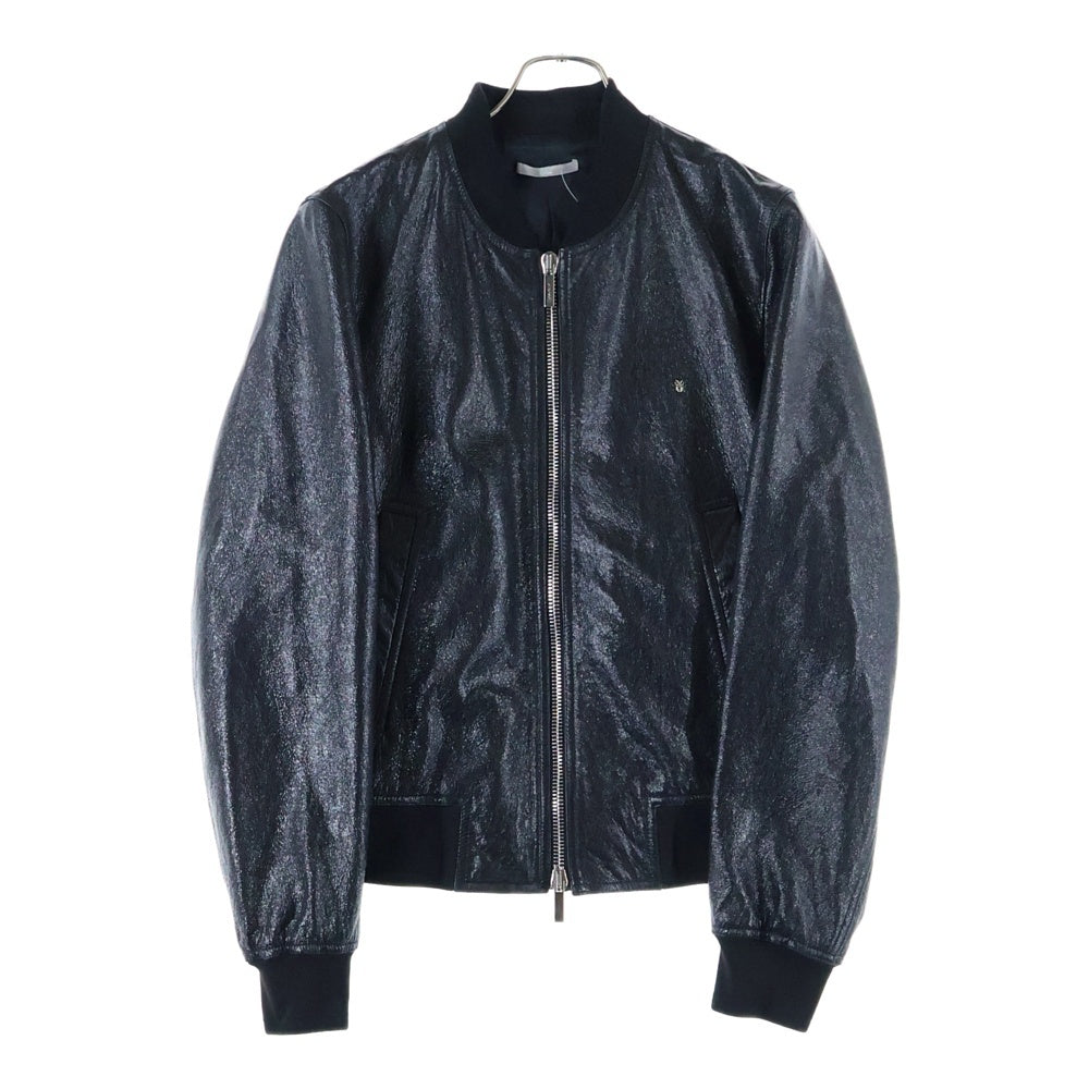 DIOR(ディオール) Leather Bomber Jacket レザーボンバージャケット ブラック 863L420A0306