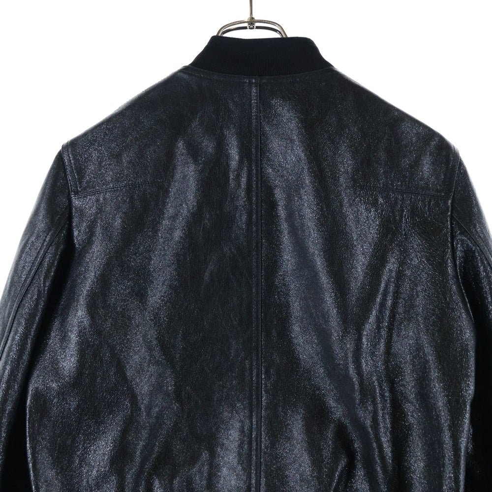 DIOR(ディオール) Leather Bomber Jacket レザーボンバージャケット ブラック 863L420A0306