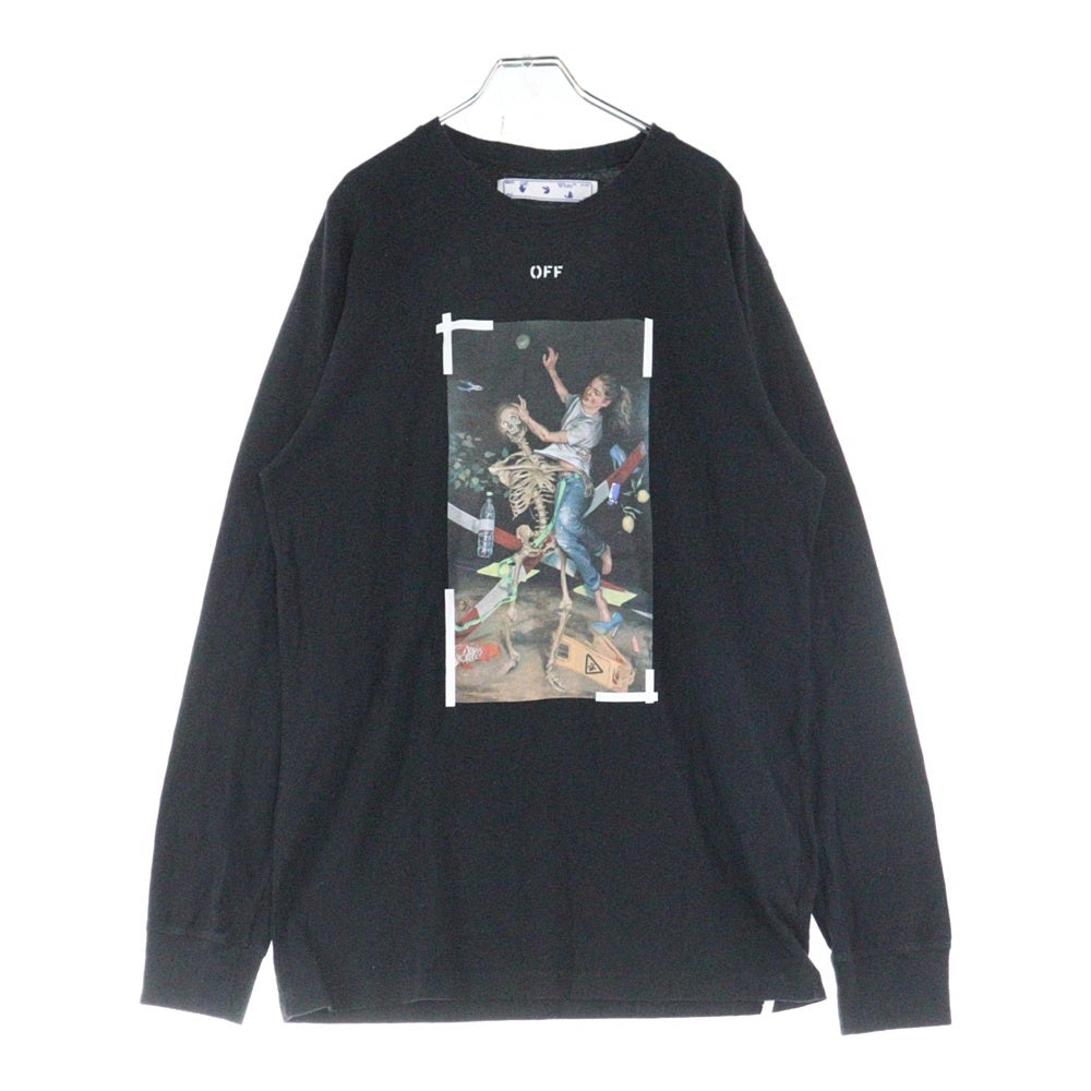 OFF-WHITE(オフホワイト) 20AW Pascal L/S T-Shirt 長袖Tシャツ ロンT ブラック OMAB001F20FAB010