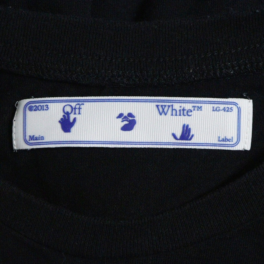 OFF-WHITE(オフホワイト) 20AW Pascal L/S T-Shirt 長袖Tシャツ ロンT ブラック OMAB001F20FAB010