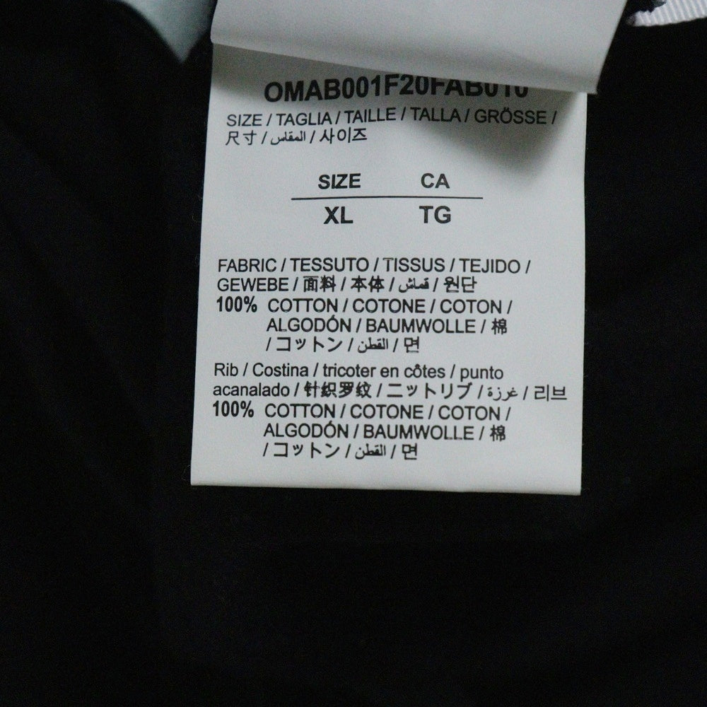 OFF-WHITE(オフホワイト) 20AW Pascal L/S T-Shirt 長袖Tシャツ ロンT ブラック OMAB001F20FAB010