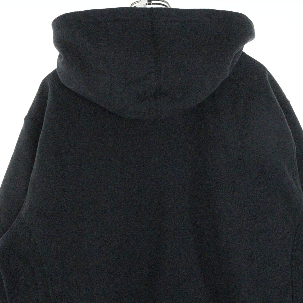 SUPREME(シュプリーム) 18AW Classic Script Hooded Sweatshirt クラシックスクリプトフーデッドスウェットシャツ ロゴ刺繍プルオーバースウェットパーカー ブラック