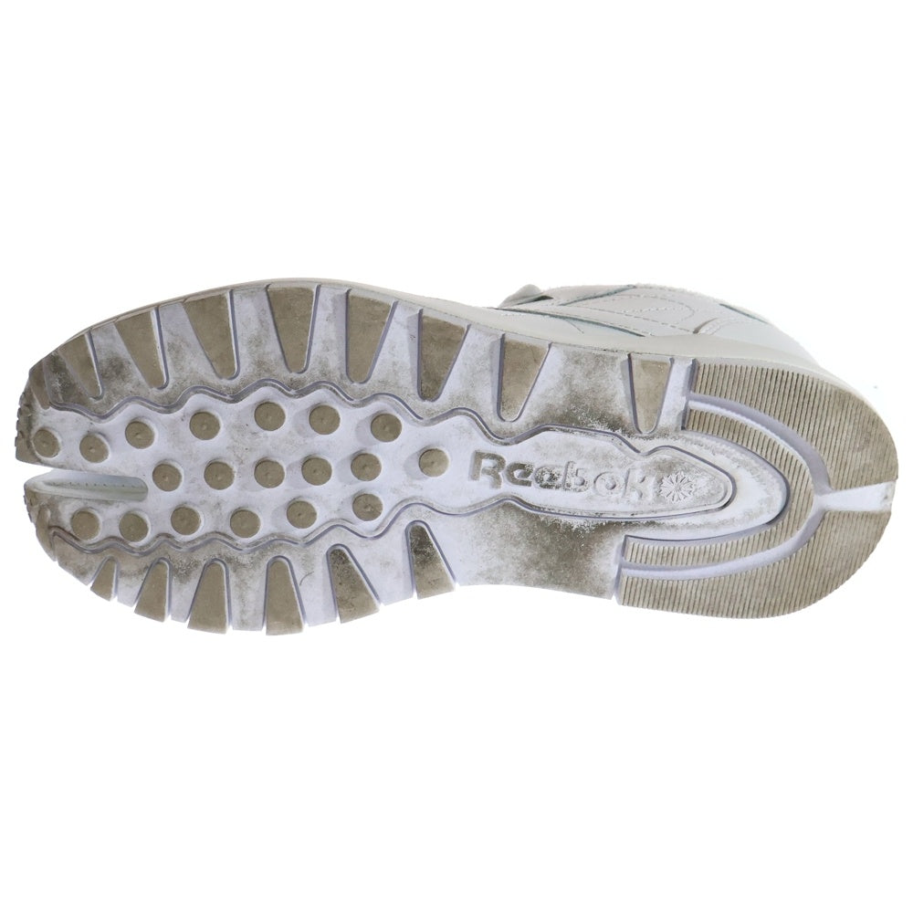 Maison Margiela 22(メゾンマルジェラ) ×Reebok Classic Leather Tabi Project 0 CL リーボック 足袋 タビ ローカットスニーカー ホワイト レディース US6/24cm H04685