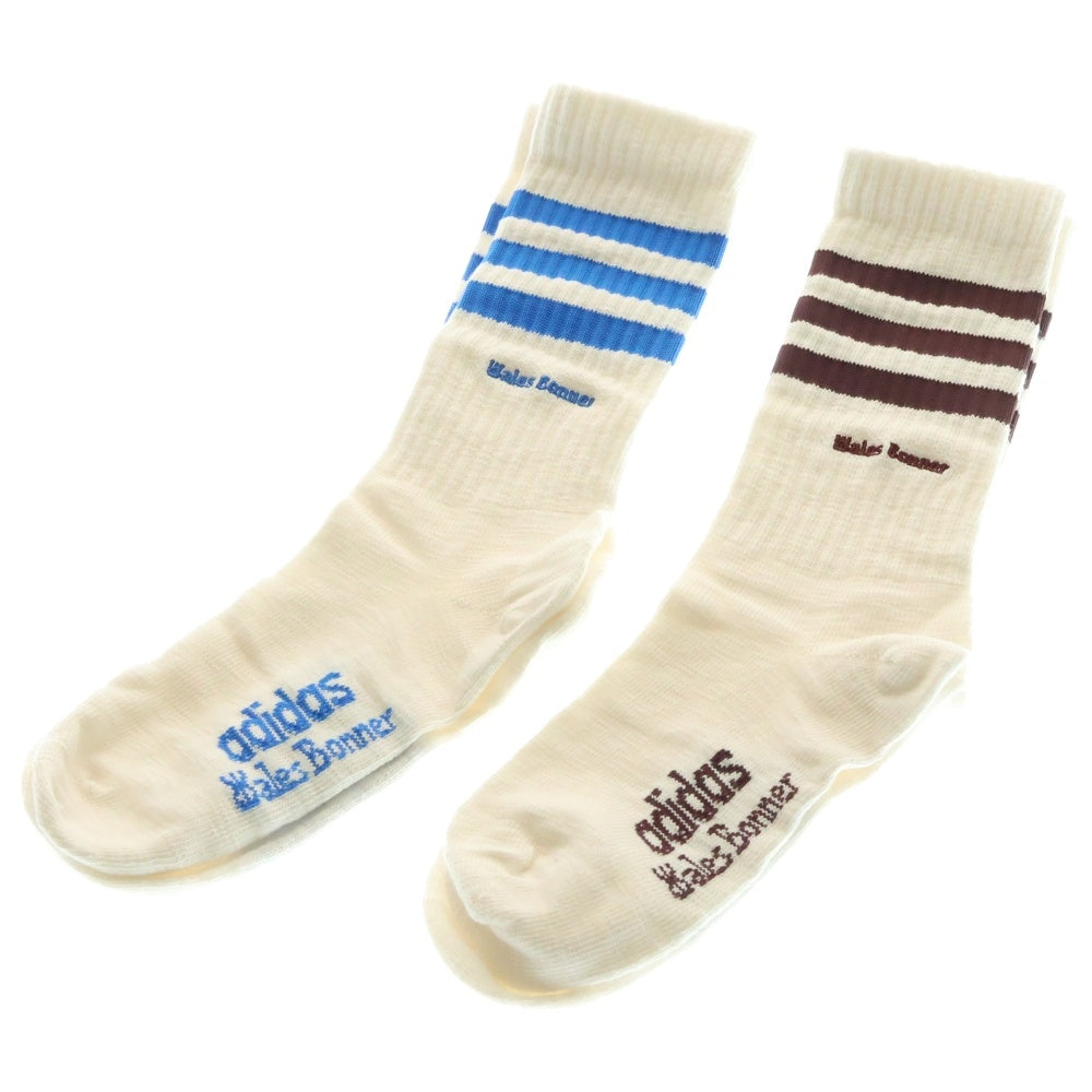 adidas Originals(アディダスオリジナルス) WALES BONNER 3-STRIPES SOCKS ウェールズボナー ソックス 靴下 ホワイト JV8683
