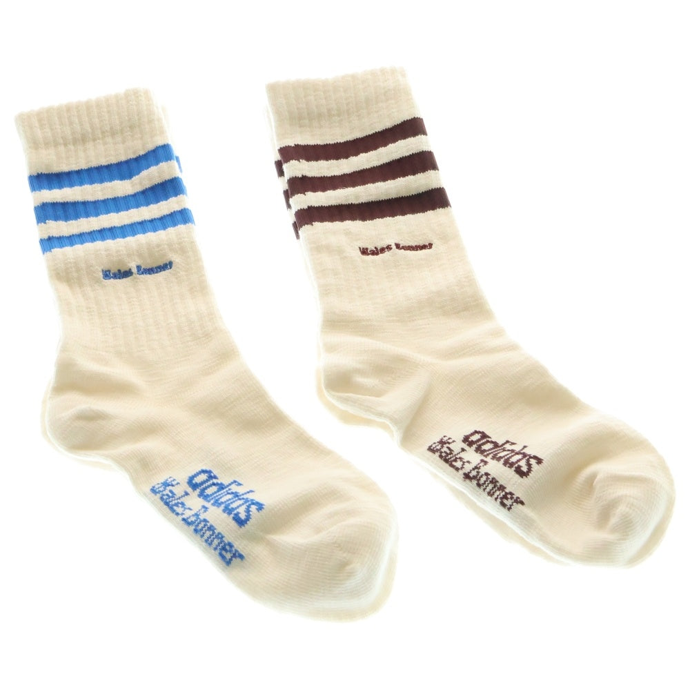 adidas Originals(アディダスオリジナルス) WALES BONNER 3-STRIPES SOCKS ウェールズボナー ソックス 靴下 ホワイト JV8683