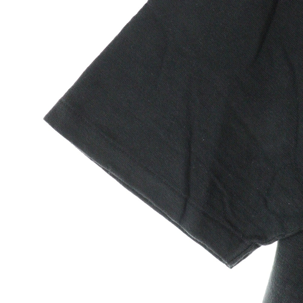 HUMAN MADE(ヒューマンメイド) ×KAWS T-Shirt カウズ フロントロゴ 半袖Tシャツ カットソー ブラック