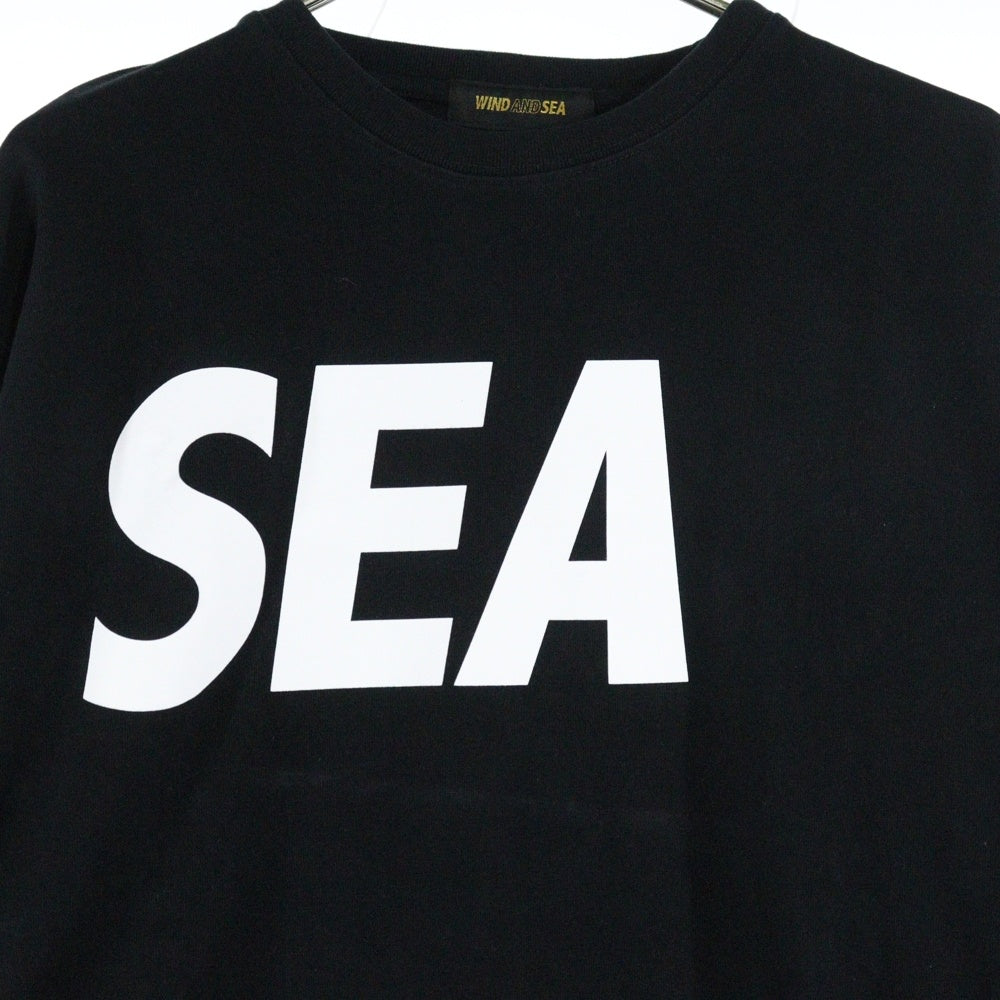 WIND AND SEA(ウィンダンシー) 22SS SEA L/S TEE 長袖Tシャツ ロンT ブラック WDS-SEA-22S-01