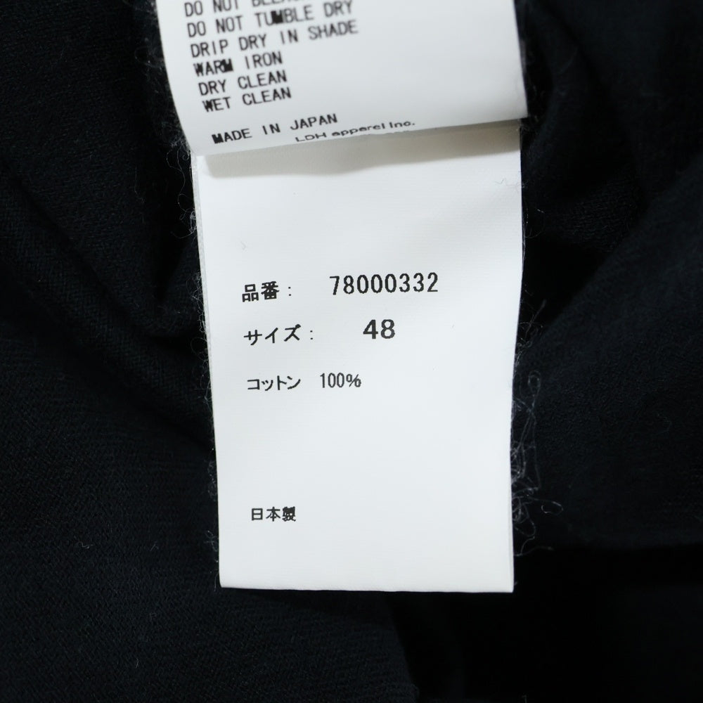 FORSOMEONE(フォーサムワン) L/S TEE モックネック長袖Tシャツ ロンT ブラック 78000332