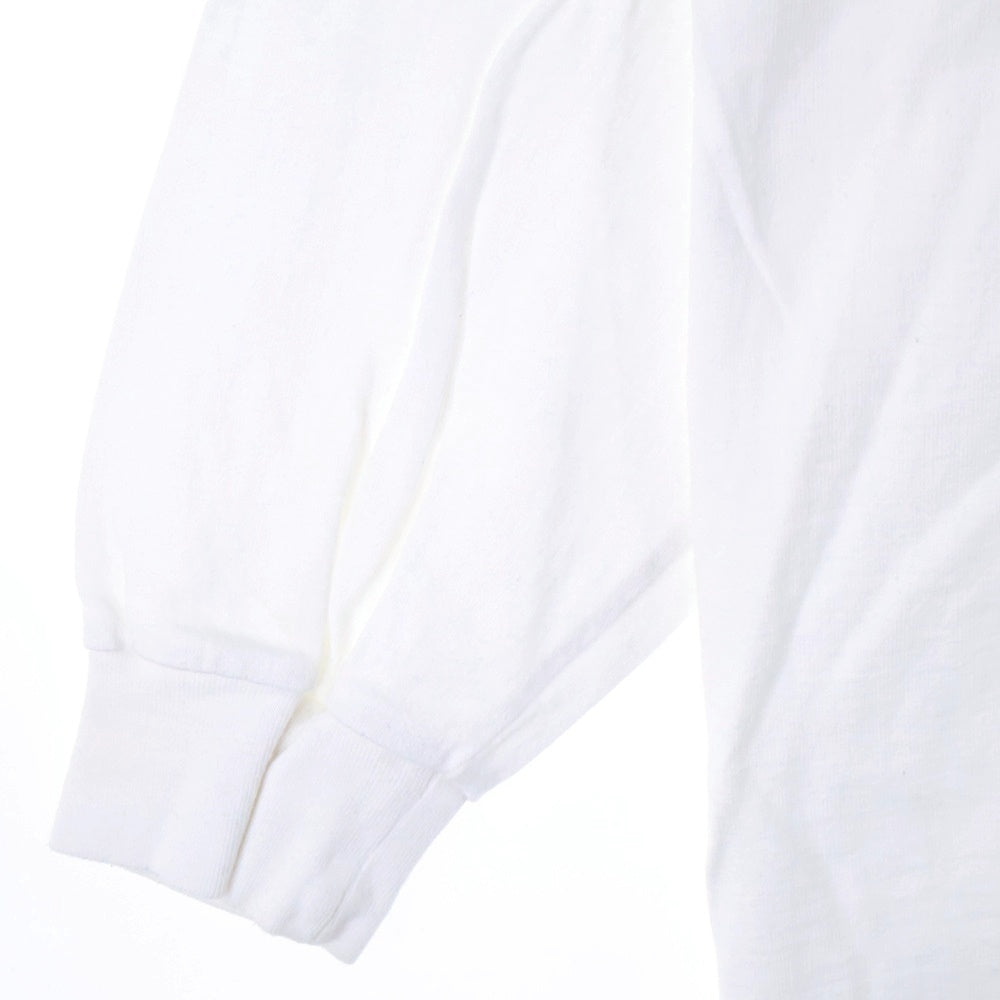 Graphpaper(グラフペーパー) Crew Neck L/S Tee クルーネックロングスリーブティー 長袖Tシャツ ホワイト