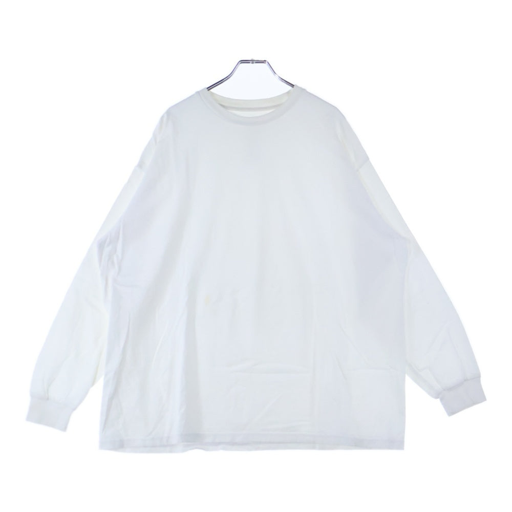 Graphpaper(グラフペーパー) Crew Neck L/S Tee クルーネックロングスリーブティー 長袖Tシャツ ホワイト