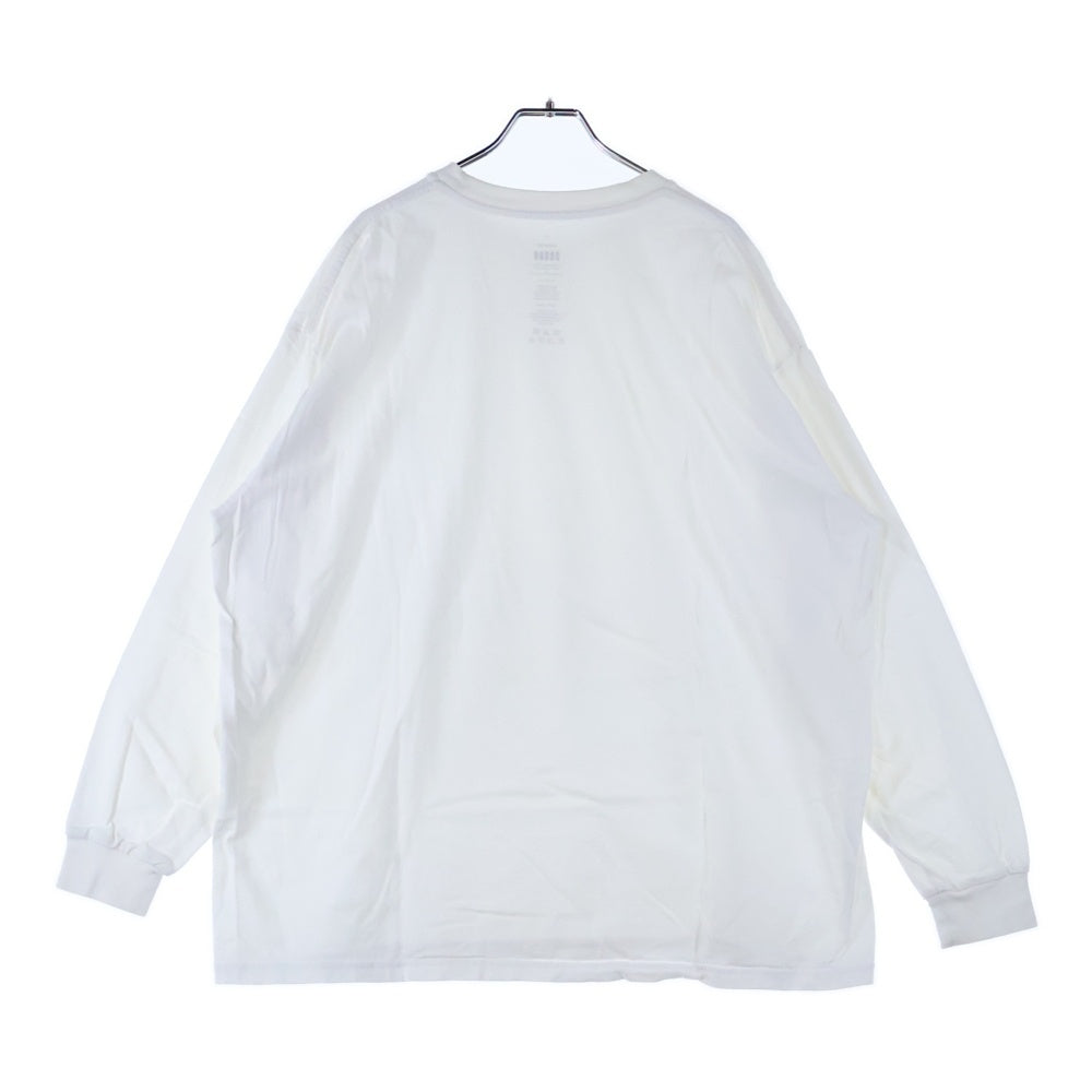Graphpaper(グラフペーパー) Crew Neck L/S Tee クルーネックロングスリーブティー 長袖Tシャツ ホワイト