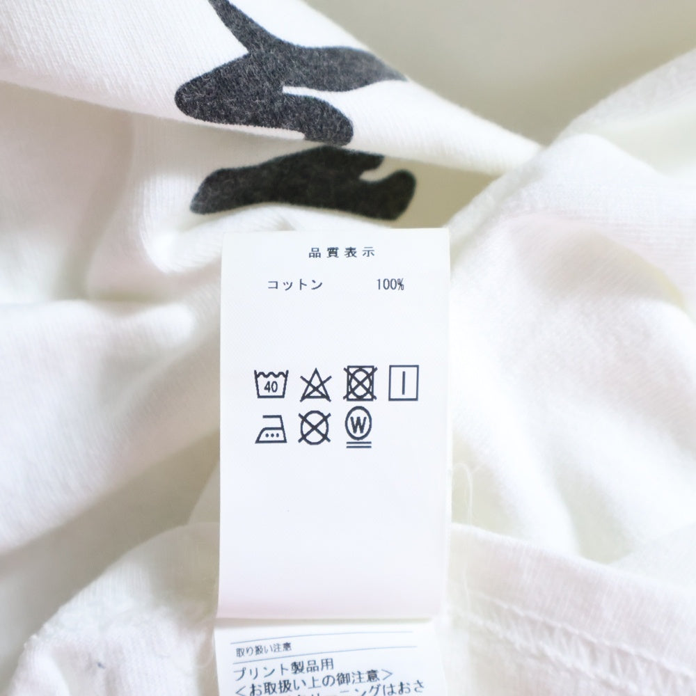 FPAR/FORTY PERCENTS AGAINST RIGHTS(フォーティーパーセント アゲインストライツ) Media Guerrilla S/S Tee メディアゲリラショートスリーブティー ロゴプリントクルーネック半袖Tシャツ ホワイト