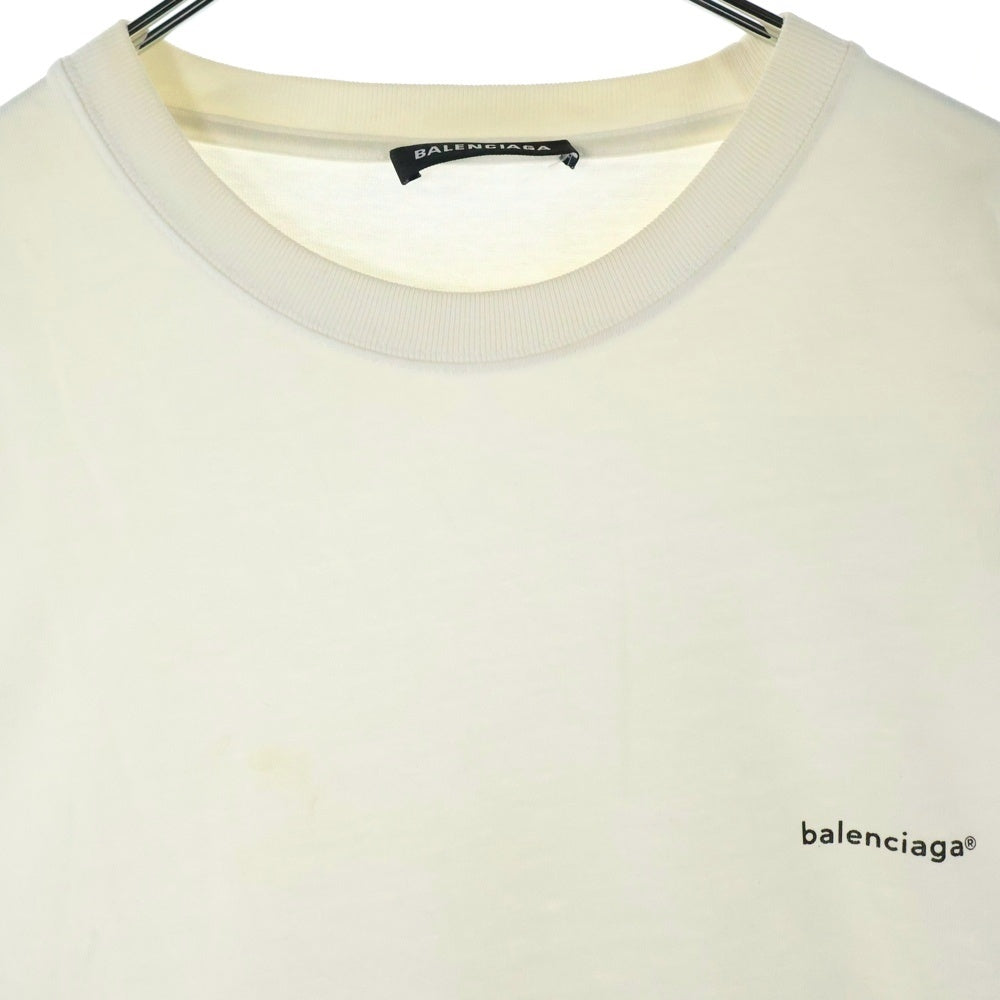 BALENCIAGA(バレンシアガ) 18AW コピーライトロゴ 半袖Tシャツ 508203 TBV43 ホワイト