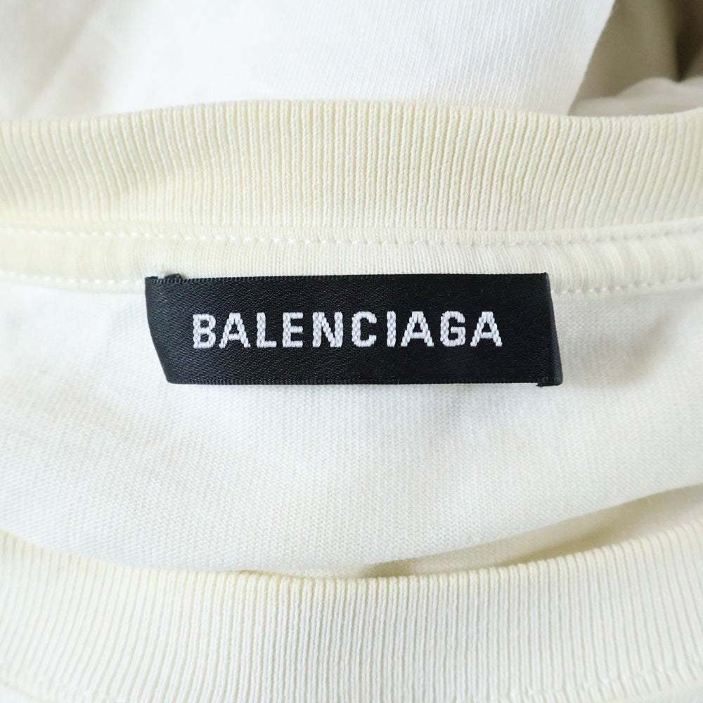 BALENCIAGA(バレンシアガ) 18AW コピーライトロゴ 半袖Tシャツ 508203 TBV43 ホワイト