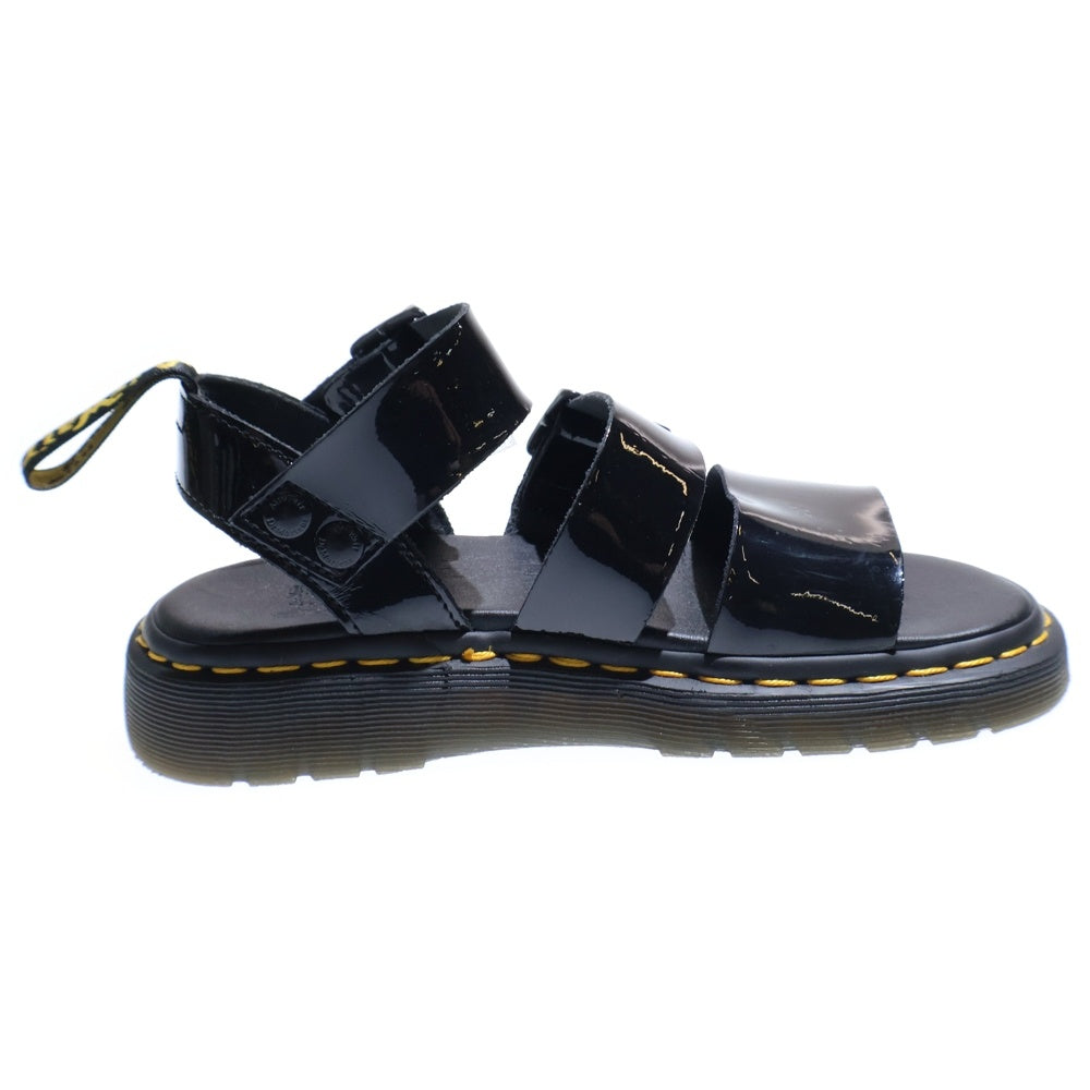 Dr.Martens(ドクターマーチン) Gryphon グリフォン エナメルレザーサンダル レディースストラップサンダル CK11U ブラック