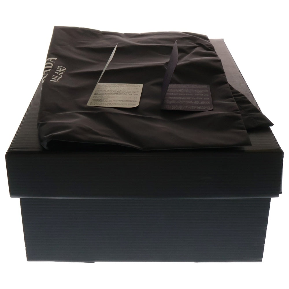PRADA(プラダ) PRAX 01 Re-Nylon ブラッシュドレザー ローカットスニーカー 2EE369 ホワイト