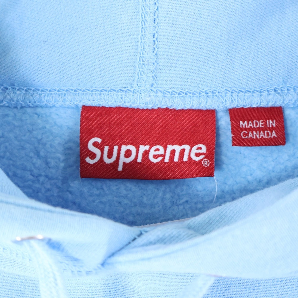 SUPREME(シュプリーム) 19AW Bandana Box Logo Hooded Sweatshirts バンダナボックスロゴフーデッドスウェットシャツ ロゴ刺しゅうプルオーバースウェットパーカー