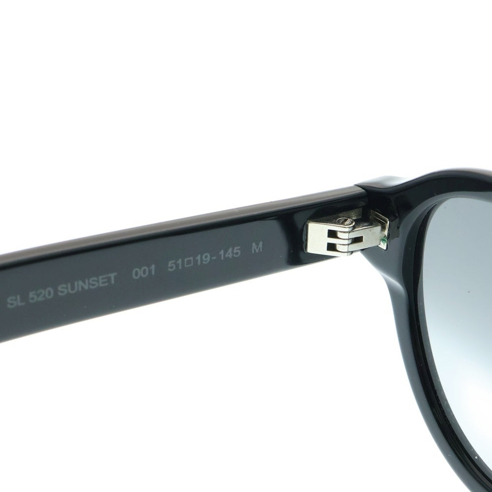 SAINT LAURENT PARIS(サンローランパリ) ウェリントン サイドロゴ サングラス アイウェア 眼鏡 ブラック SL520 SUNSET-001