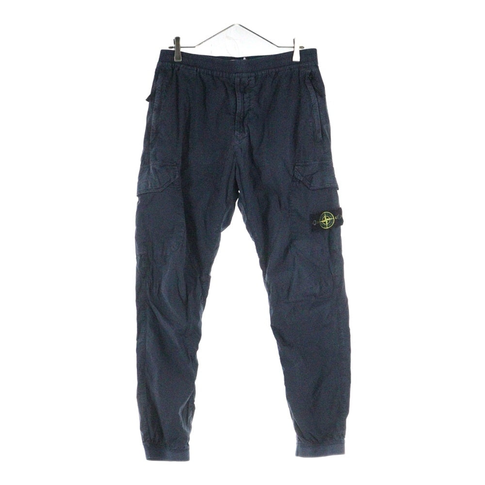 stone  ストーンアイランド　ネイビー　カーゴパンツ　ロゴ STONE ISLAND(ストーンアイランド) RE-T Strech Cargo Pants