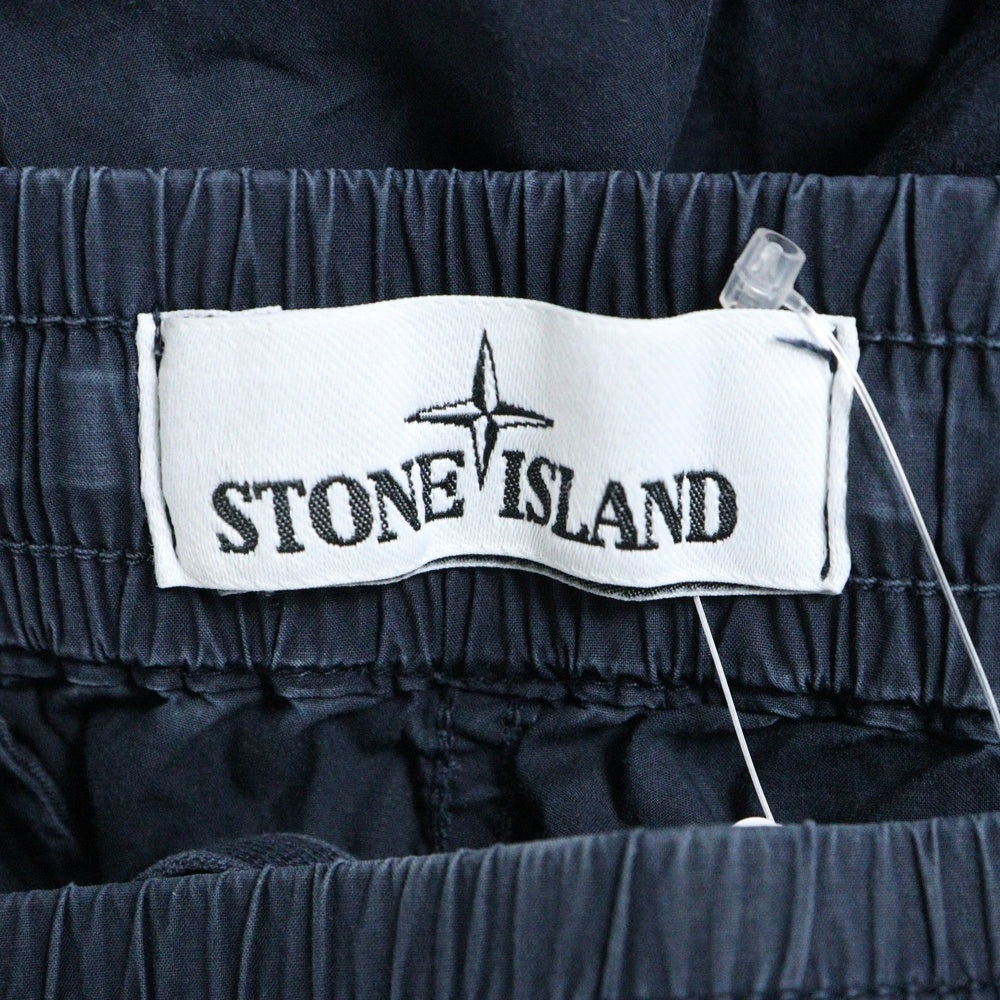 STONE ISLAND(ストーンアイランド) RE-T Strech Cargo Pants ロゴワッペン カーゴパンツ ネイビー 721531403