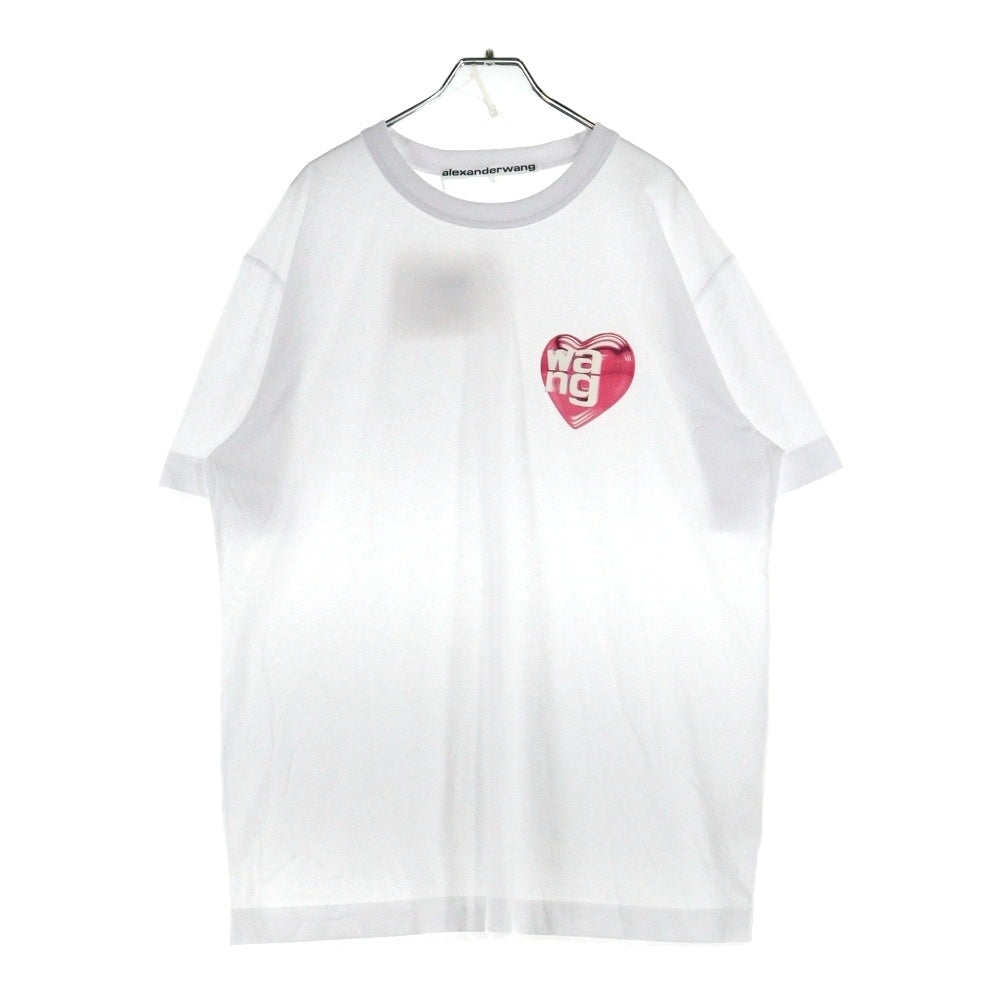 ALEXANDER WANG(アレキサンダーワン) Heart T-Shirt 半袖Tシャツ ホワイト UCC3211493