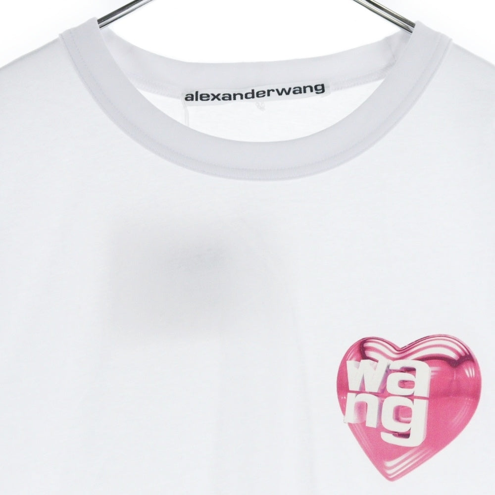 ALEXANDER WANG(アレキサンダーワン) Heart T-Shirt 半袖Tシャツ ホワイト UCC3211493
