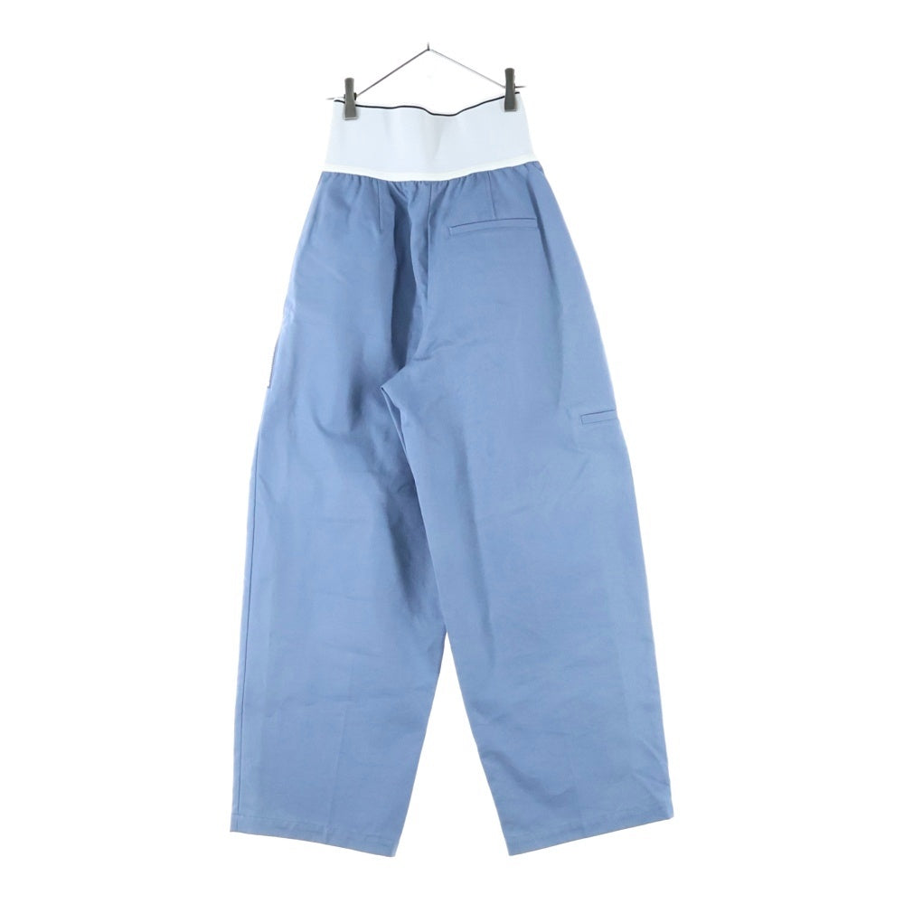 ALEXANDER WANG(アレキサンダーワン) Waist Band Pants ウエストロゴ パンツ ブルー