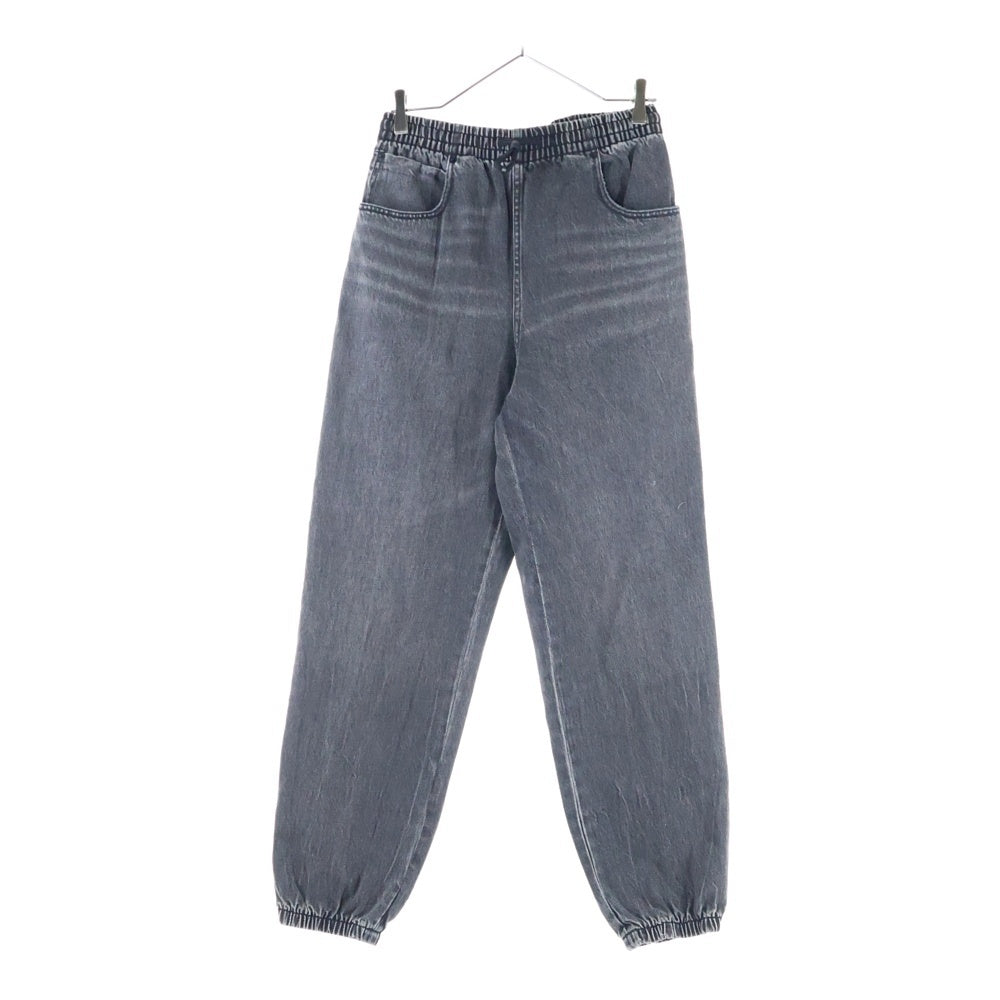 ALEXANDER WANG(アレキサンダーワン) Side Logo Track Denim Pants トラックデニムパンツ グレー