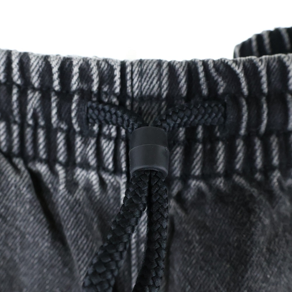 ALEXANDER WANG(アレキサンダーワン) Side Logo Track Denim Pants トラックデニムパンツ グレー