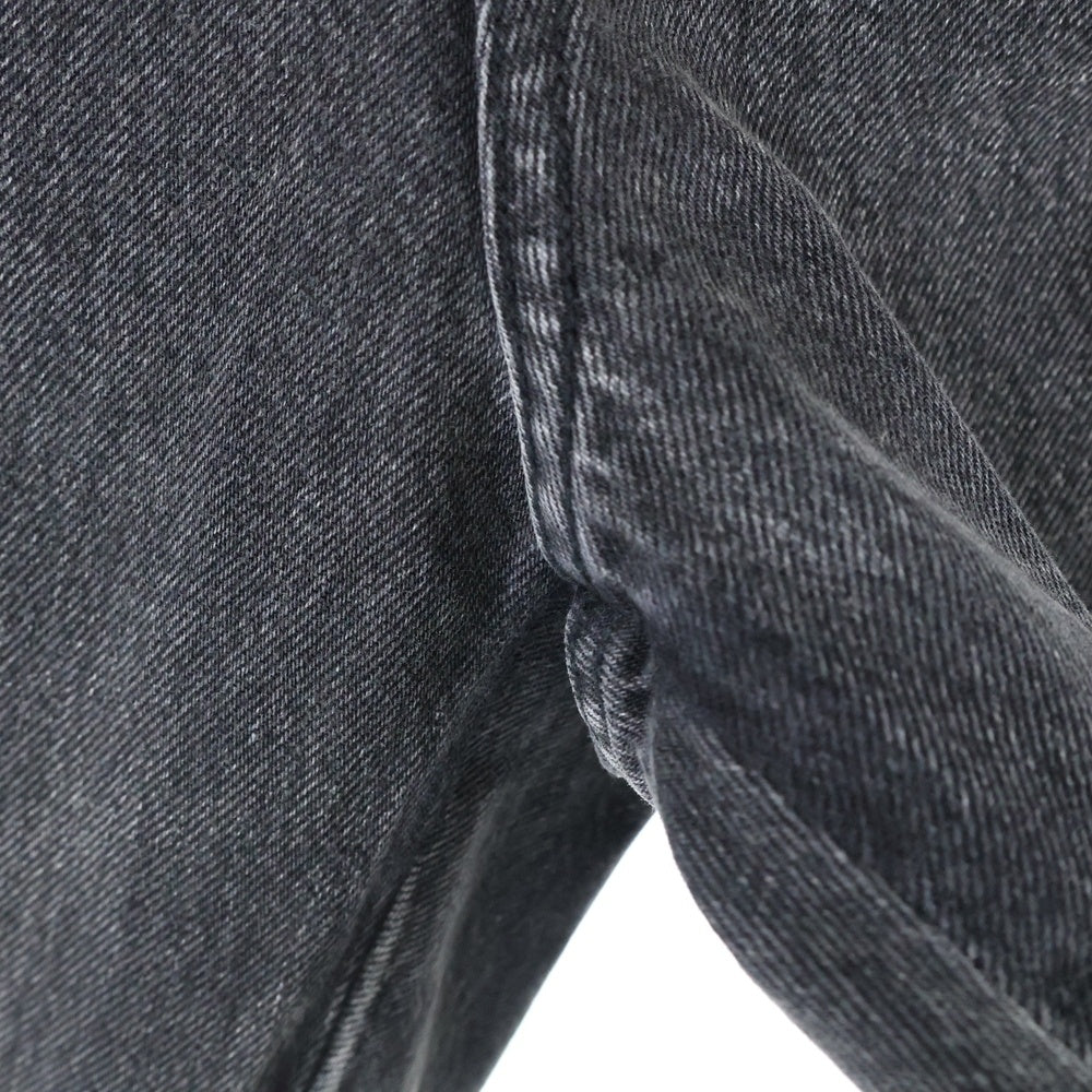 ALEXANDER WANG(アレキサンダーワン) Side Logo Track Denim Pants トラックデニムパンツ グレー