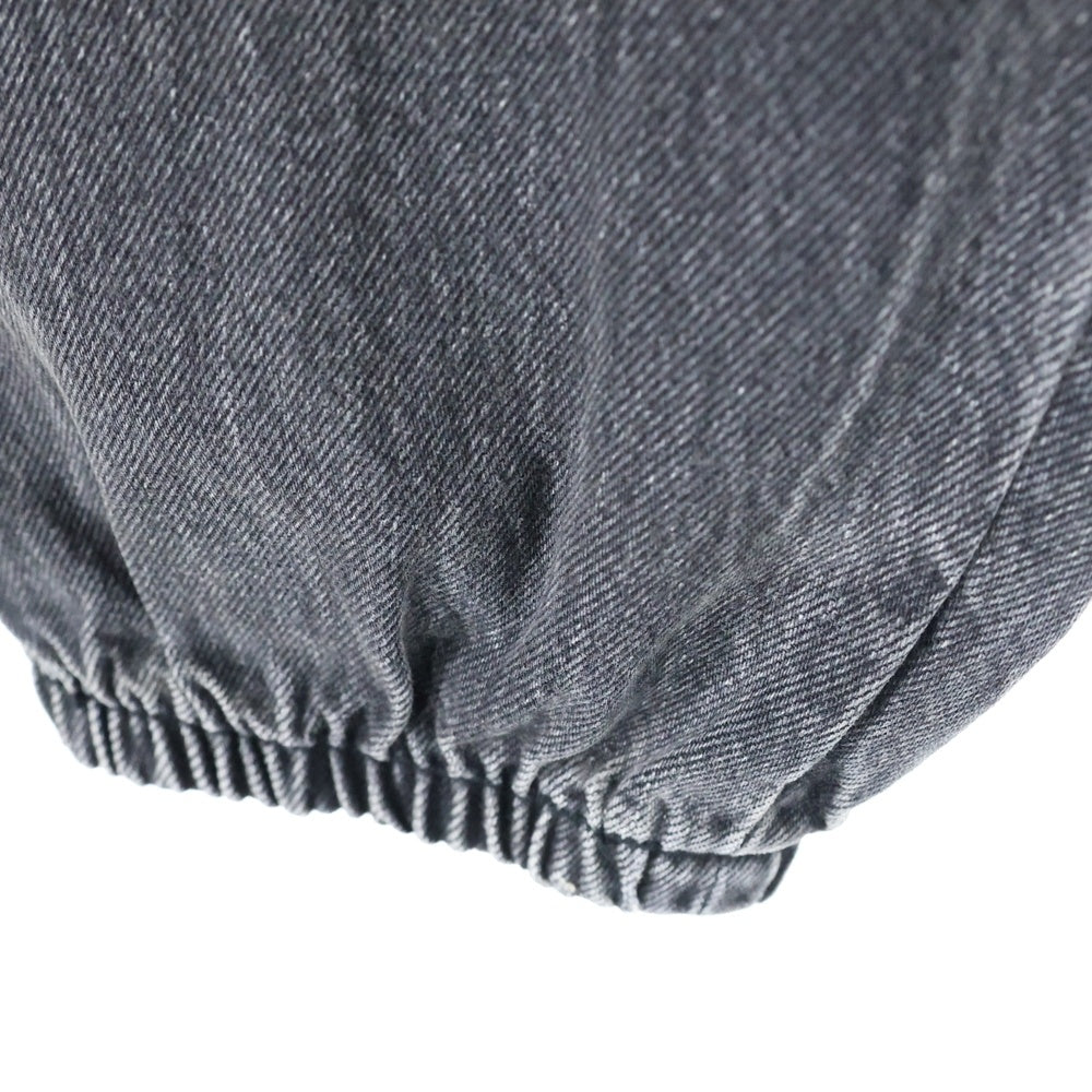 ALEXANDER WANG(アレキサンダーワン) Side Logo Track Denim Pants トラックデニムパンツ グレー