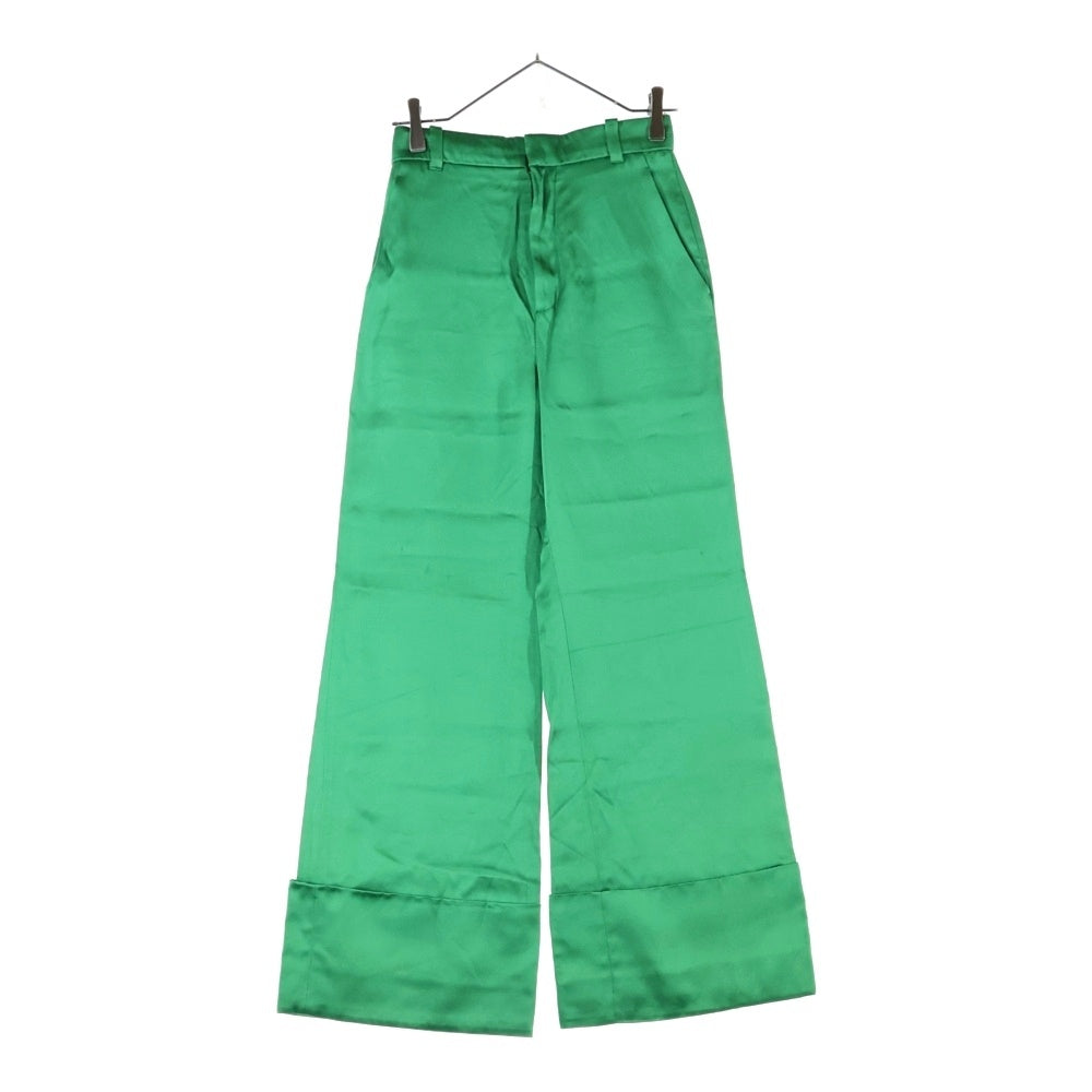 GUCCI(グッチ) 17SS Satin Slacks サテンスラックスパンツ グリーン 