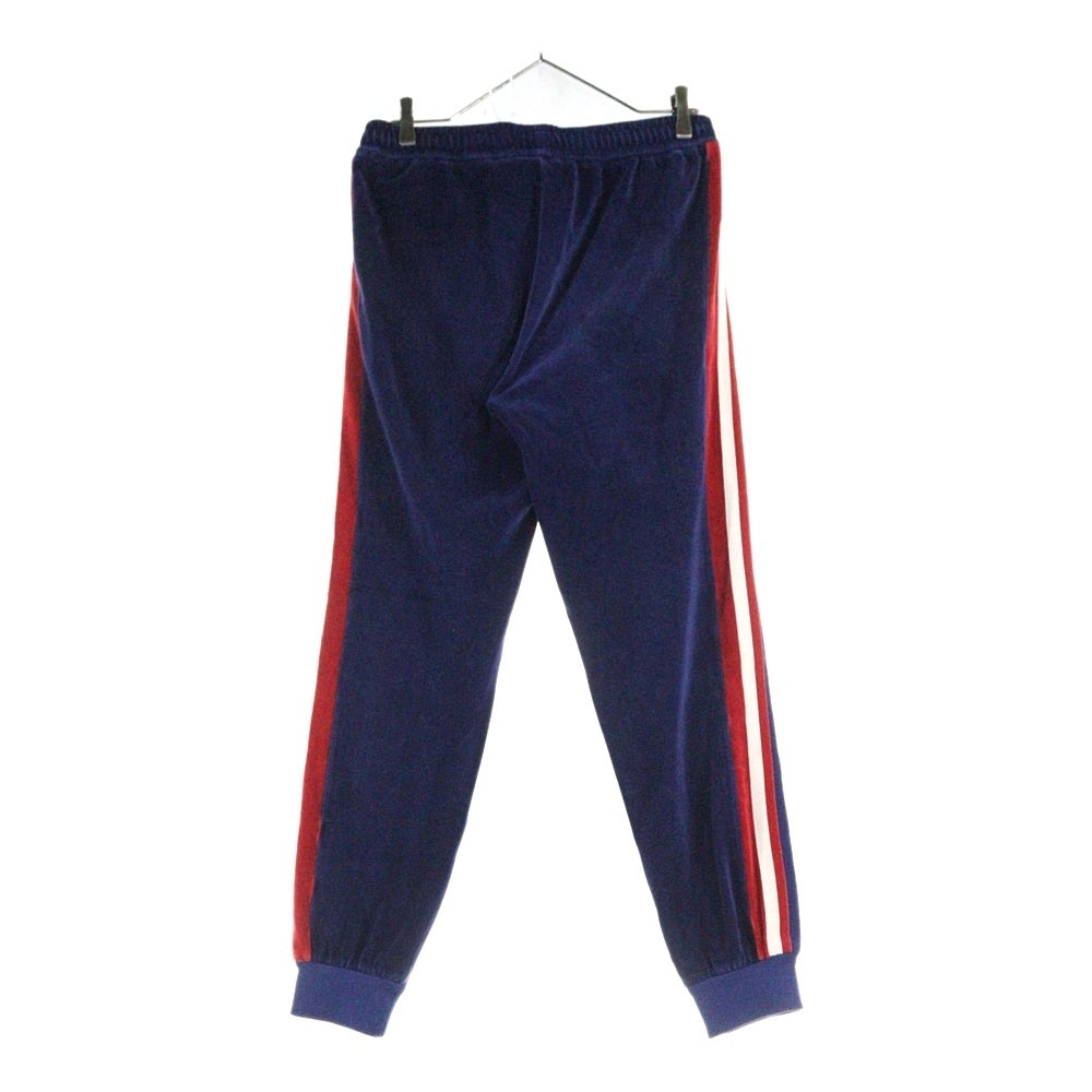GUCCI(グッチ) Velor Track Pants ベロアベルベットパンツ ネイビー 547584 XJAC9
