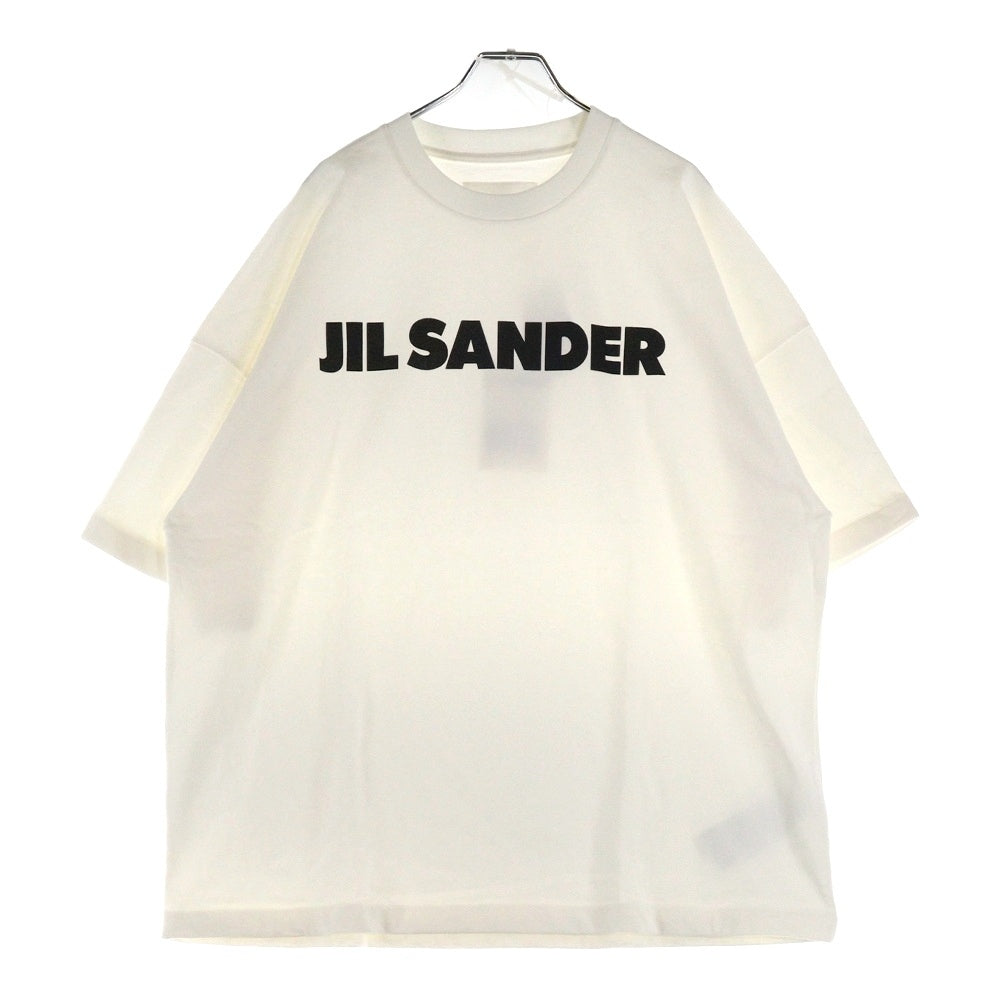 JIL SANDER(ジルサンダー) Logo T-Shirt オーバーサイズ半袖Tシャツ ホワイト J21GC0001 J45148